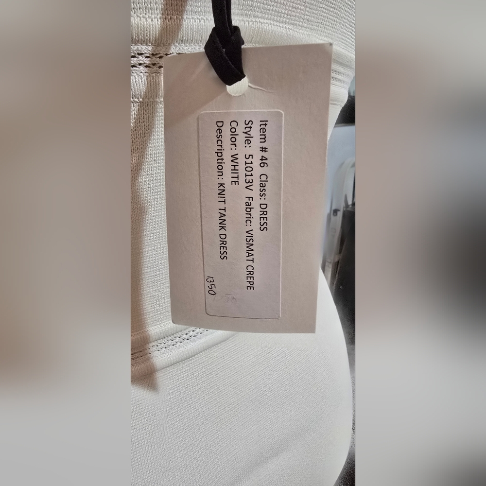 Ralph Rucci White Knit Dresd - Picture 6 of 7